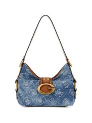 Guess Torebka 182793 Niebieski. Niebieskie listonoszki Guess, z aplikacjami, bez dodatków. Za 584.99 zł.