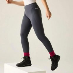 Damskie legginsy kompresyjne Regatta Holeen Pro. Niebieskie legginsy Regatta, bez wzorów, z elastanu, sportowe. Za 161.00 zł.