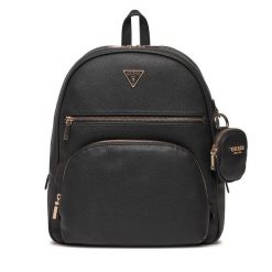 Plecak Guess. Czarne plecaki Guess, z aplikacjami, bez dodatków. Za 319.99 zł.