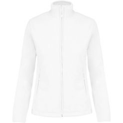 Kurtka damska Kariban Micropolaire Maureen. Białe kurtki KARIBAN, bez wzorów, bez kaptura. Za 145.00 zł.