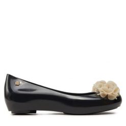 Baleriny Melissa. Czarne baleriny Melissa, bez wzorów, bez obcasa, bez zapięcia. Za 199.99 zł.