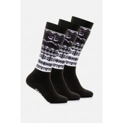 Skarpety narciarskie dla dorosłych Surfanic Full Size Fairisle 3 pary. Brązowe skarpetki Surfanic, bez wzorów, z syntetyku, narciarskie. Za 79.99 zł.