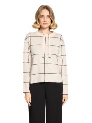 Betty Barclay Sweter w kolorze kremowym rozmiar: 36. Brązowe swetry Betty Barclay, bez wzorów, bez ramiączek. Za 244.95 zł.