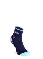 Skarpety biegowe damskie CMP Trail Sock SkinLife. Czerwone skarpetki CMP, bez wzorów, z elastanu. Za 43.99 zł.