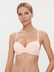 Tommy Hilfiger Biustonosz z fiszbiną UW0UW04751 Różowy. Czerwone biustonosze Tommy Hilfiger, bez wzorów, z syntetyku. Za 129.99 zł.