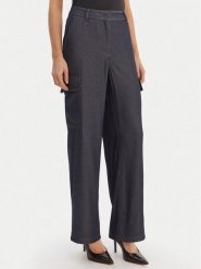 Guess Spodnie materiałowe W6RB65 WL842 Granatowy Regular Fit. Niebieskie spodnie materiałowe Guess, z aplikacjami, z materiału. Za 479.99 zł.