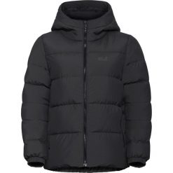 Kurtka puchowa damska Jack Wolfskin Frozen Palace. Czarne kurtki Jack Wolfskin, s, bez wzorów, z materiału, bez kaptura. Za 899.99 zł.