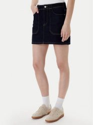 Tommy Jeans Spódnica jeansowa DW0DW21991 Granatowy Regular Fit. Niebieskie spódnice Tommy Jeans, bez wzorów, z bawełny. Za 369.99 zł.