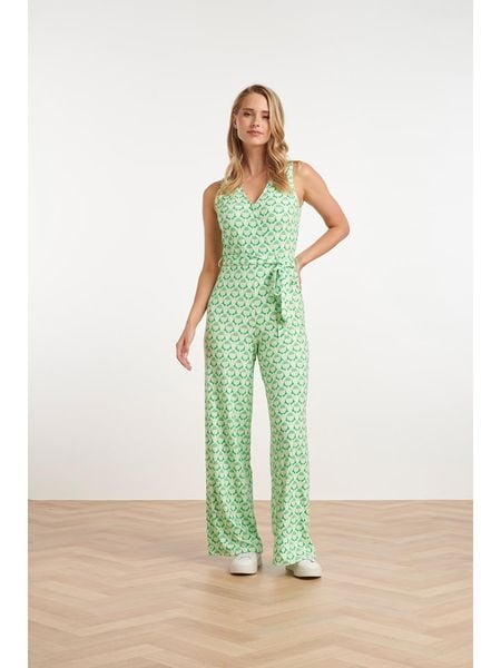 Smashed Lemon Kombinezon w kolorze zielonym rozmiar: 3XL. Zielone kombinezony Smashed Lemon, xl, bez wzorów, z tkaniny, bez kołnierzyka, bez ramiączek. Za 129.95 zł.