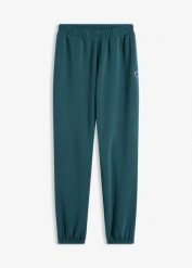 Spodnie sportowe z domieszką modalu, bardzo miękkie. Niebieskie spodnie dresowe bonprix, bez wzorów. Za 144.99 zł.