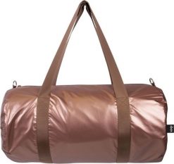 Torba LOQI Weekender Metallic różowe złoto. Czerwone torby podróżne LOQI, bez wzorów. Za 235.00 zł.