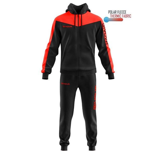 Warehouse 4 Roma kombinezon z polarfleece z kapturem - XS. Czarne kombinezony Givova, xs, bez wzorów, z dresówki, sportowe, bez kołnierzyka, bez ramiączek. Za 252.99 zł.