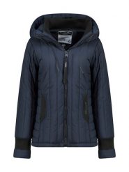 Canadian Peak Kurtka pikowana "Bitiaeak" w kolorze granatowym rozmiar: XXL. Niebieskie kurtki Canadian Peak, xxl, bez wzorów, bez kaptura. Za 173.99 zł.