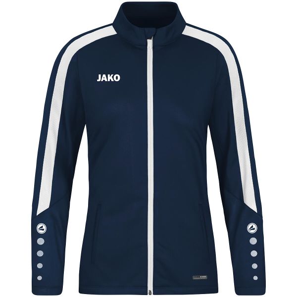 Damska bluza dresowa Jako Power. Niebieskie bluzy bez kaptura JAKO, bez wzorów, z dresówki, z kapturem. Za 174.48 zł.