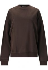 Bluza damska Athlecia Cabell. Brązowe bluzy bez kaptura Athlecia, bez wzorów, z bawełny, bez kaptura, na fitness i siłownię. Za 198.00 zł.