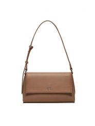 Calvin Klein Torebka Ck Daily Shoulder Bag Pebble K60K612139 Brązowy. Brązowe torebki klasyczne Calvin Klein, bez wzorów, ze skóry, bez dodatków. Za 459.99 zł.