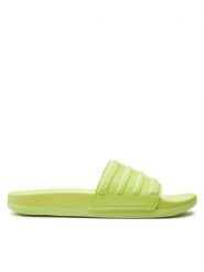 Adidas Klapki adilette Comfort Slides ID3405 Zielony. Zielone klapki adidas, bez wzorów, z tworzywa sztucznego, sportowe, bez obcasa, bez zapięcia. Za 149.99 zł.