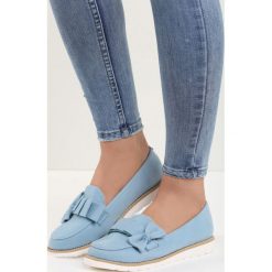 Niebieskie Mokasyny Feel Like Heaven. Mokasyny marki Born2be. Za 59.99 zł.