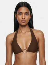 Bardot Góra od bikini Jayda Halter 60324TB Brązowy. Brązowe bikini Bardot, bez wzorów, z syntetyku. Za 199.99 zł.