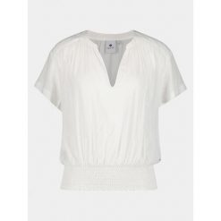 Bluzka damska Luhta Helala. Białe bluzki Luhta, l, bez wzorów, bez kołnierzyka, bez ramiączek. Za 269.00 zł.