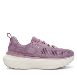 Buty do biegania Under Armour. Fioletowe buty do biegania Under Armour, bez wzorów, bez zapięcia, do biegania. Za 499.99 zł.