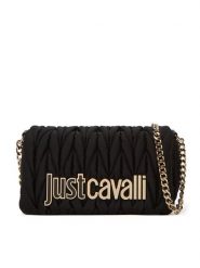 Just Cavalli Torebka 78RA4BF5 ZSC08 Czarny. Czarne kopertówki Just Cavalli, bez wzorów, ze skóry, wizytowe, bez dodatków. Za 449.99 zł.