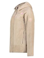 Geographical Norway Kurtka polarowa "Upalood" w kolorze beżowym rozmiar: L. Brązowe kurtki Geographical Norway, l, bez wzorów, z polaru, bez kaptura. Za 100.99 zł.