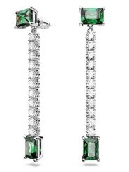 Swarovski Kolczyki-wkrętki z cyrkoniami rozmiar: onesize. Szare kolczyki Swarovski, z cyrkonią, metalowe. Za 347.99 zł.