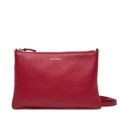 Torebka Coccinelle. Czerwone listonoszki Coccinelle, bez wzorów, bez dodatków. Za 479.99 zł.