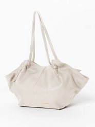 Lia Biassoni Skórzany shopper bag "Conza" w kolorze kremowym - 60 x 33 x 15 cm rozmiar: onesize. Brązowe shopper bag Lia Biassoni, bez wzorów, z materiału, na ramię, bez dodatków. Za 347.99 zł.