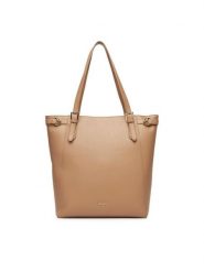 JENNY Torebka C-JNY-M-020-08 Beżowy. Brązowe shopper bag Jenny, bez wzorów, z materiału, bez dodatków. Za 159.99 zł.
