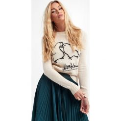 Sweter Gallo WEEKEND MAX MARA. Czarne swetry Weekend Max Mara, l, bez wzorów, prążkowane, bez ramiączek. Za 879.00 zł.