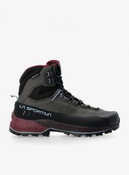 Buty turystyczne damskie La Sportiva TX5 Evo Mid GTX. Szare buty trekkingowe La Sportiva, bez wzorów, z gore-texu, bez zapięcia, outdoorowe, gore-tex. Za 1,149.00 zł.