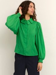 Karen by Simonsen Bluzka Bugsy 10104306 Zielony Feminine Fit. Zielone bluzki Karen by Simonsen, bez wzorów, z syntetyku, bez kołnierzyka, bez ramiączek. Za 319.99 zł.