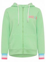 Zwillingsherz Bluza "MoinZH" w kolorze różowo-zielonym rozmiar: XXL. Różowe bluzy Zwillingsherz, xxl, bez wzorów, bez ramiączek, bez kaptura. Za 176.50 zł.