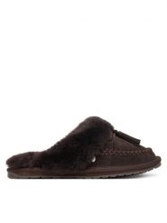 EMU Australia Kapcie Tahnee W13373 Brązowy ciemny. Brązowe kapcie Emu Australia, bez wzorów. Za 384.99 zł.