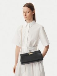 Tommy Hilfiger Torebka Th Modern Clutch AW0AW18727 Czarny. Czarne kopertówki Tommy Hilfiger, bez wzorów, ze skóry, wizytowe, bez dodatków. Za 529.99 zł.