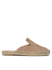 Manebi Espadryle Mules W 1.9 M0 Brązowy. Brązowe espadryle Manebi, bez wzorów, ze skóry, bez obcasa. Za 549.99 zł.