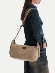 G-Star Raw Torebka C-LDA5453B Beżowy. Brązowe listonoszki G-Star Raw, bez wzorów, z materiału, retro, bez dodatków. Za 179.99 zł.