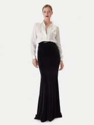 Elisabetta Franchi Sukienka wieczorowa AB-R46-57E2-V100 Biały Regular Fit. Białe sukienki Elisabetta Franchi, bez wzorów, z syntetyku, wizytowe, bez kołnierzyka, bez ramiączek. Za 3,679.00 zł.