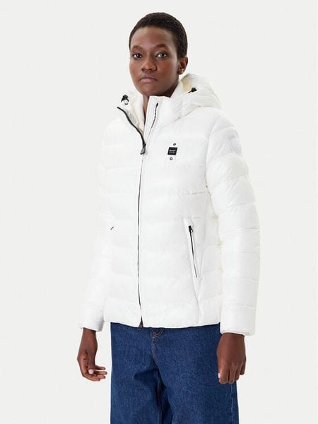 Blauer Kurtka zimowa 25WBLDC02072 Biały Regular Fit. Białe kurtki Blauer, na zimę, l, bez wzorów, z syntetyku, bez kaptura. Za 749.99 zł.