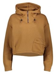 Nike Bluza funkcyjna "Tech Pack" w kolorze jasnobrązowym rozmiar: M. Brązowe bluzy Nike, m, bez wzorów, bez ramiączek, z kapturem. Za 198.10 zł.