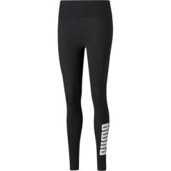 Legginsy damskie Puma Power Logo czarne. Czarne legginsy Puma, bez wzorów, sportowe. Za 123.90 zł.