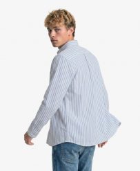 Superdry Koszula Preppy Oxford z długim rękawem z bawełny organicznej – Classic. Niebieskie koszule Superdry, uniwersalny, bez wzorów, z bawełny, klasyczne, bez kołnierzyka, bez ramiączek. Za 279.65 zł.