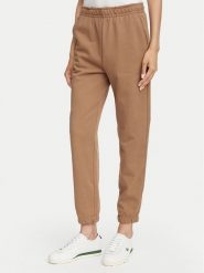 Lacoste Spodnie dresowe XF5268 Beżowy Regular Fit. Brązowe spodnie dresowe Lacoste, bez wzorów, z bawełny. Za 549.99 zł.