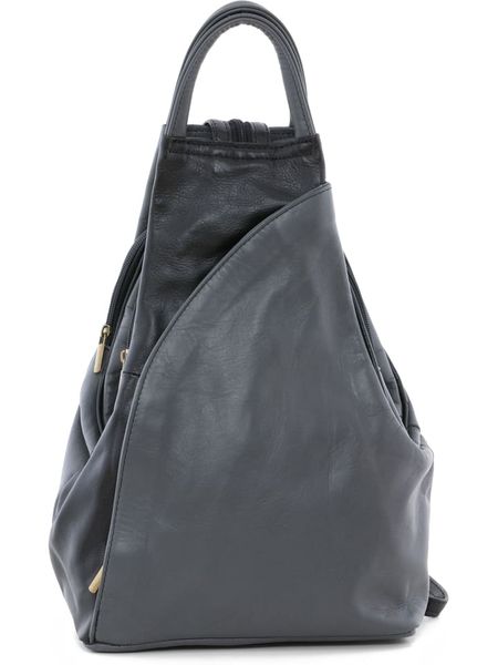 Anna Morellini Skórzany plecak "Novara" w kolorze szarym - 29 x 34 x 13 cm rozmiar: onesize. Szare plecaki Anna Morellini, bez wzorów, z materiału, bez dodatków. Za 304.99 zł.