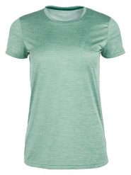 Regatta Koszulka funkcyjna "Fingal Edition" w kolorze miętowym rozmiar: 40. Zielone t-shirty sportowe Regatta, bez wzorów, z materiału, bez ramiączek, outdoorowe. Za 39.21 zł.