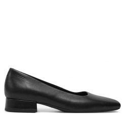 Czółenka Vagabond Shoemakers. Czarne czółenka Vagabond Shoemakers, bez wzorów, bez obcasa, bez zapięcia. Za 459.99 zł.