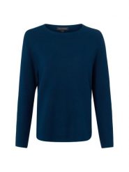 Franco Callegari Sweter z dzianiny Kobiety Bawełna niebieski, XL. Niebieskie swetry Franco Callegari, uniwersalny, bez wzorów, z bawełny, eleganckie, bez ramiączek. Za 249.95 zł.