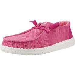 HEYDUDE Damskie Mokasyny Wendy Stretch Sox. Białe mokasyny Hey dude, bez wzorów, z materiału. Za 259.00 zł.